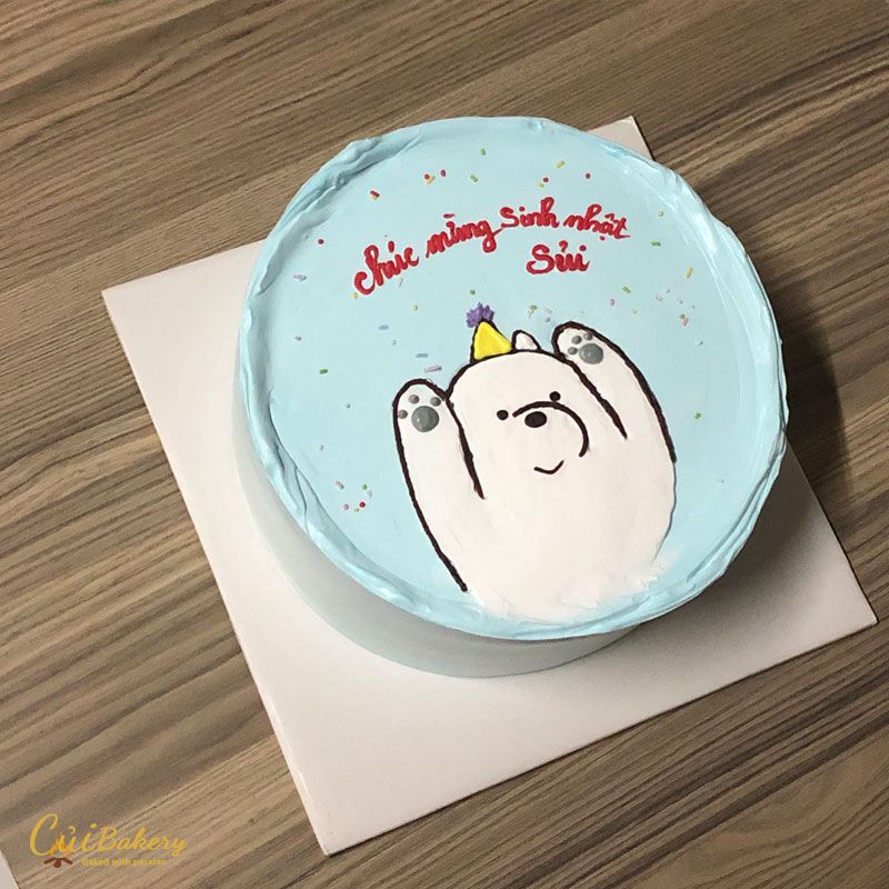 Mẫu Bánh Vẽ Hình - MVH003