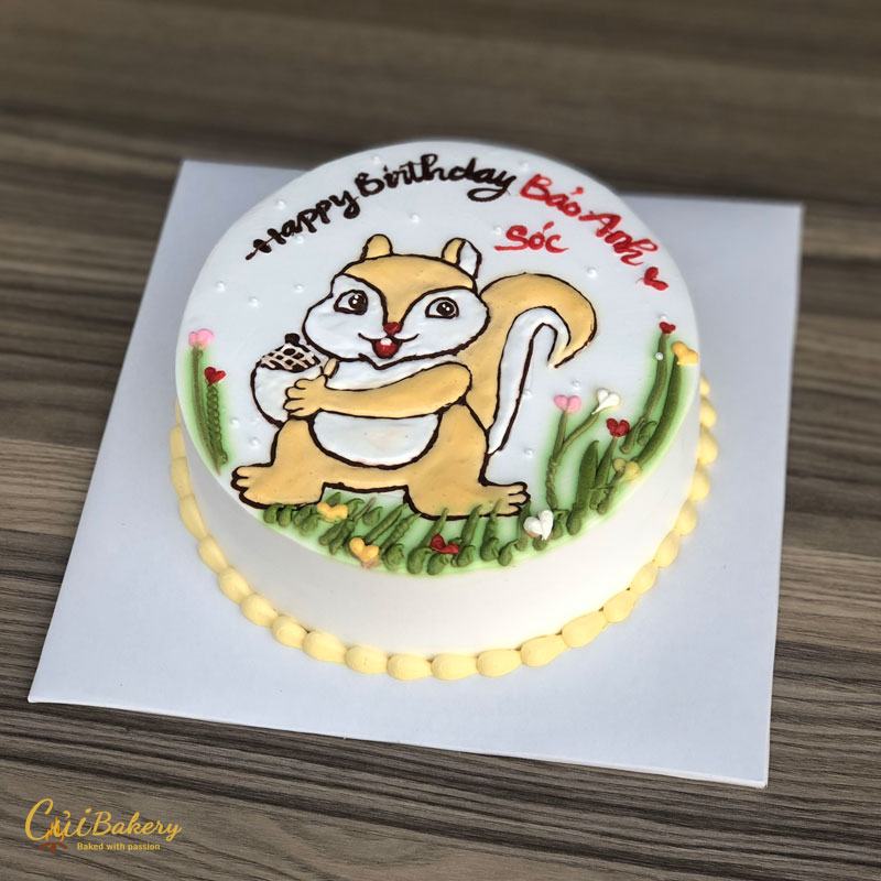 Mẫu Bánh Vẽ Hình - MVH0016