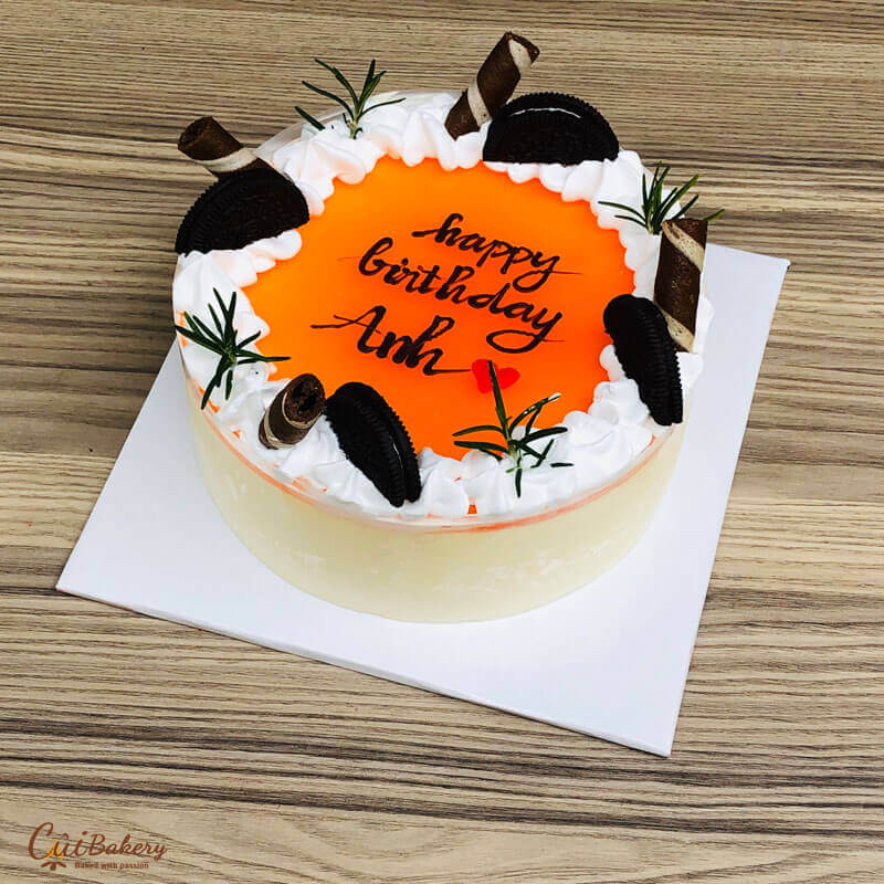 Mẫu Bánh Mousse Chanh Dây - MCD011