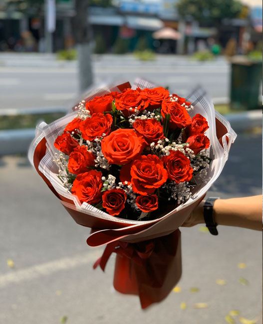 Mẫu hoa tươi bó - HTB024