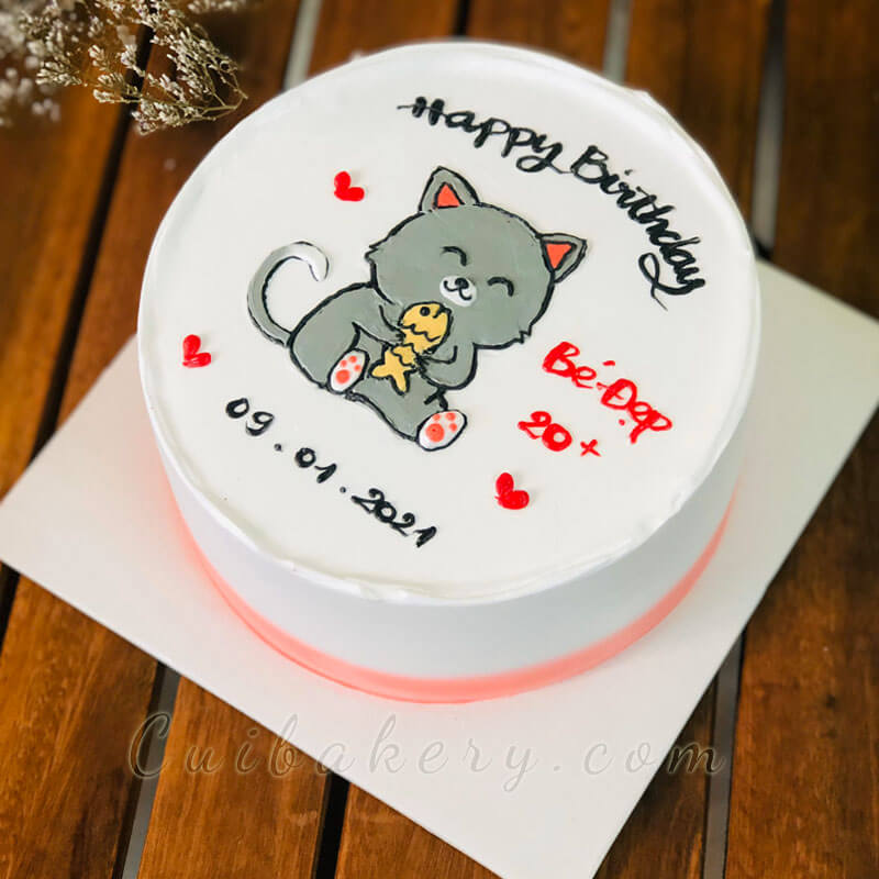 Mẫu Bánh Vẽ Hình - MVH033