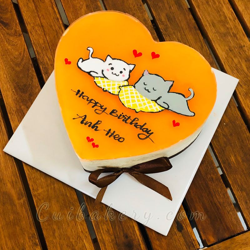 Mẫu Bánh Mousse Chanh Dây - MCD013