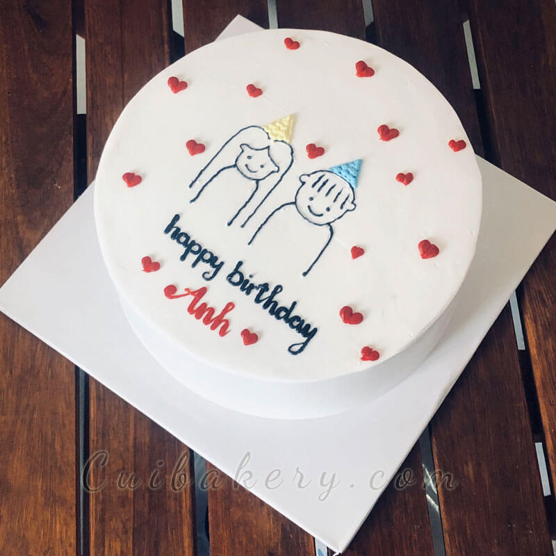 Mẫu Bánh Vẽ Hình - mvh037