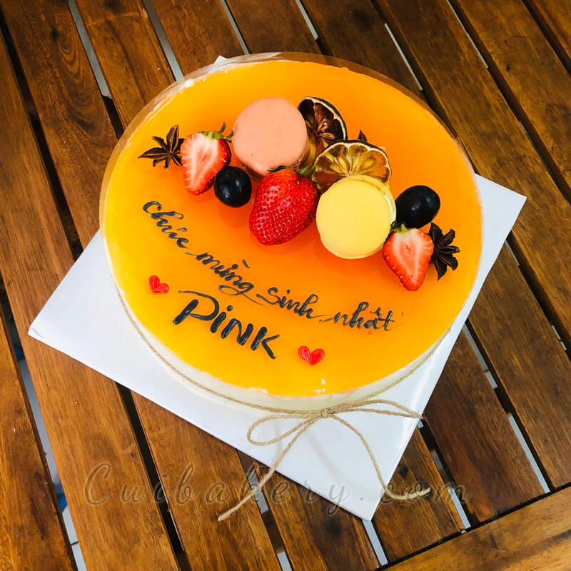 Mẫu Bánh Mousse Chanh Dây - MCD015
