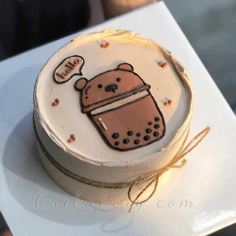 Mẫu Bánh Vẽ Hình - MVH045
