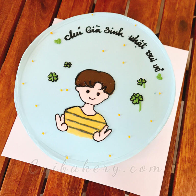 Mẫu Bánh Vẽ Hình - MVH053