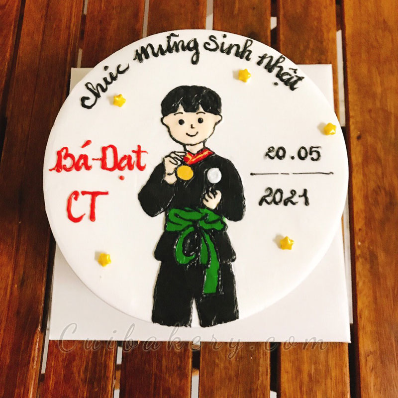 Mẫu Bánh Vẽ Hình - MVH057