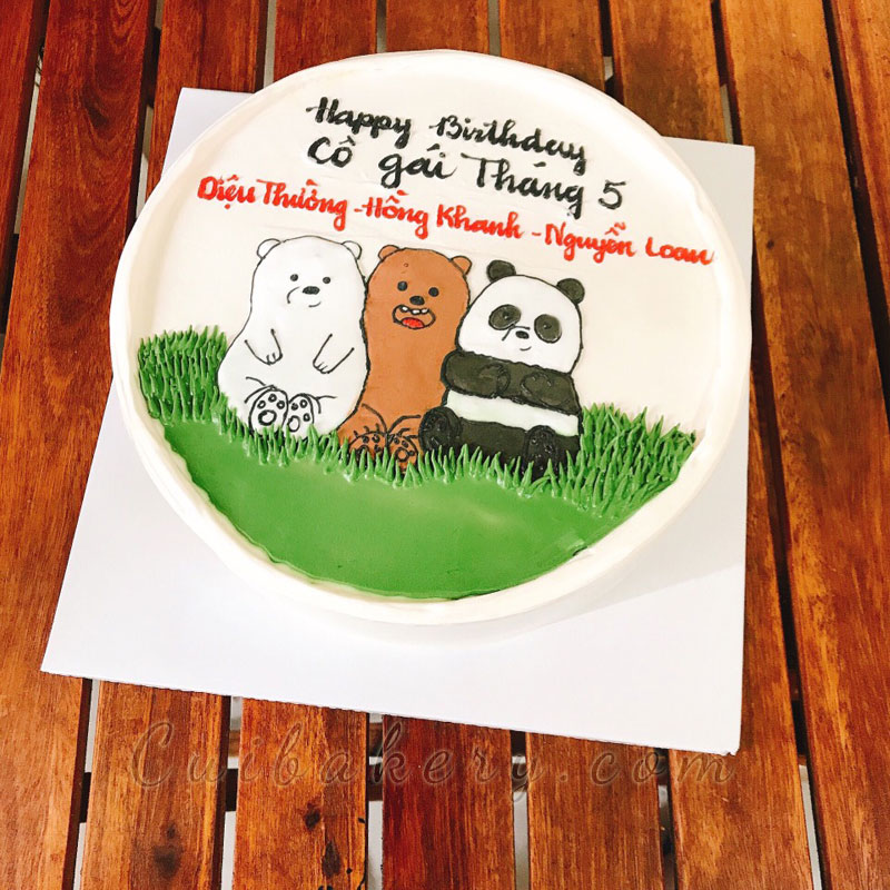 Mẫu Bánh Vẽ Hình - MVH058
