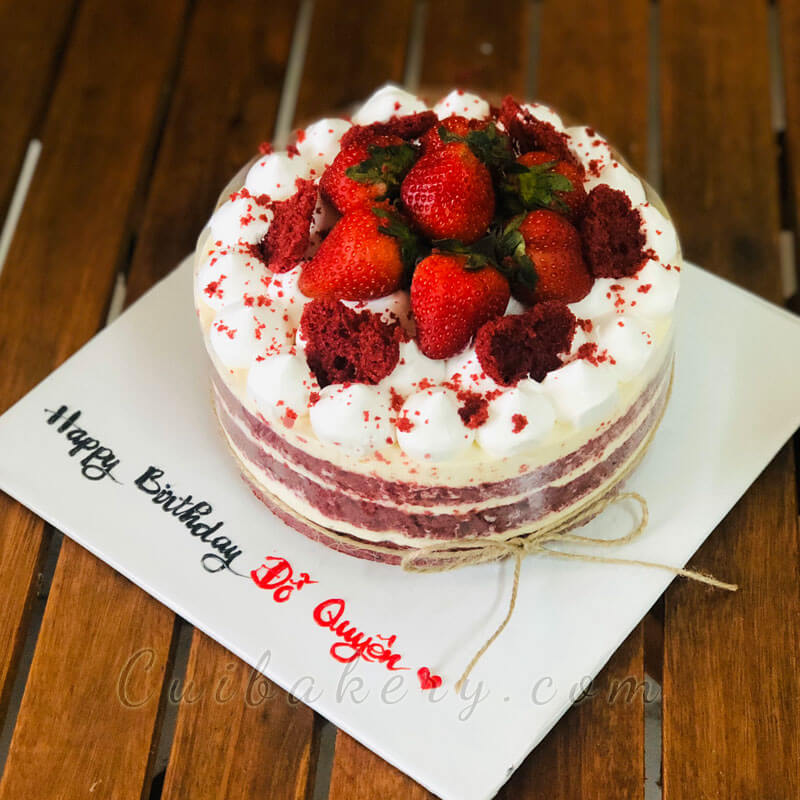 Mẫu Bánh Red Velvet - MRV001