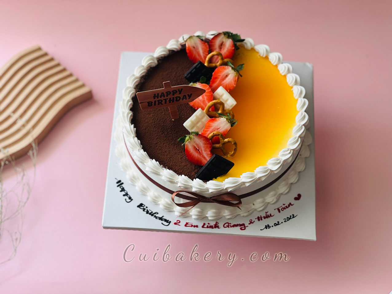 Mẫu Bánh Mousse Chanh Dây - MCD034