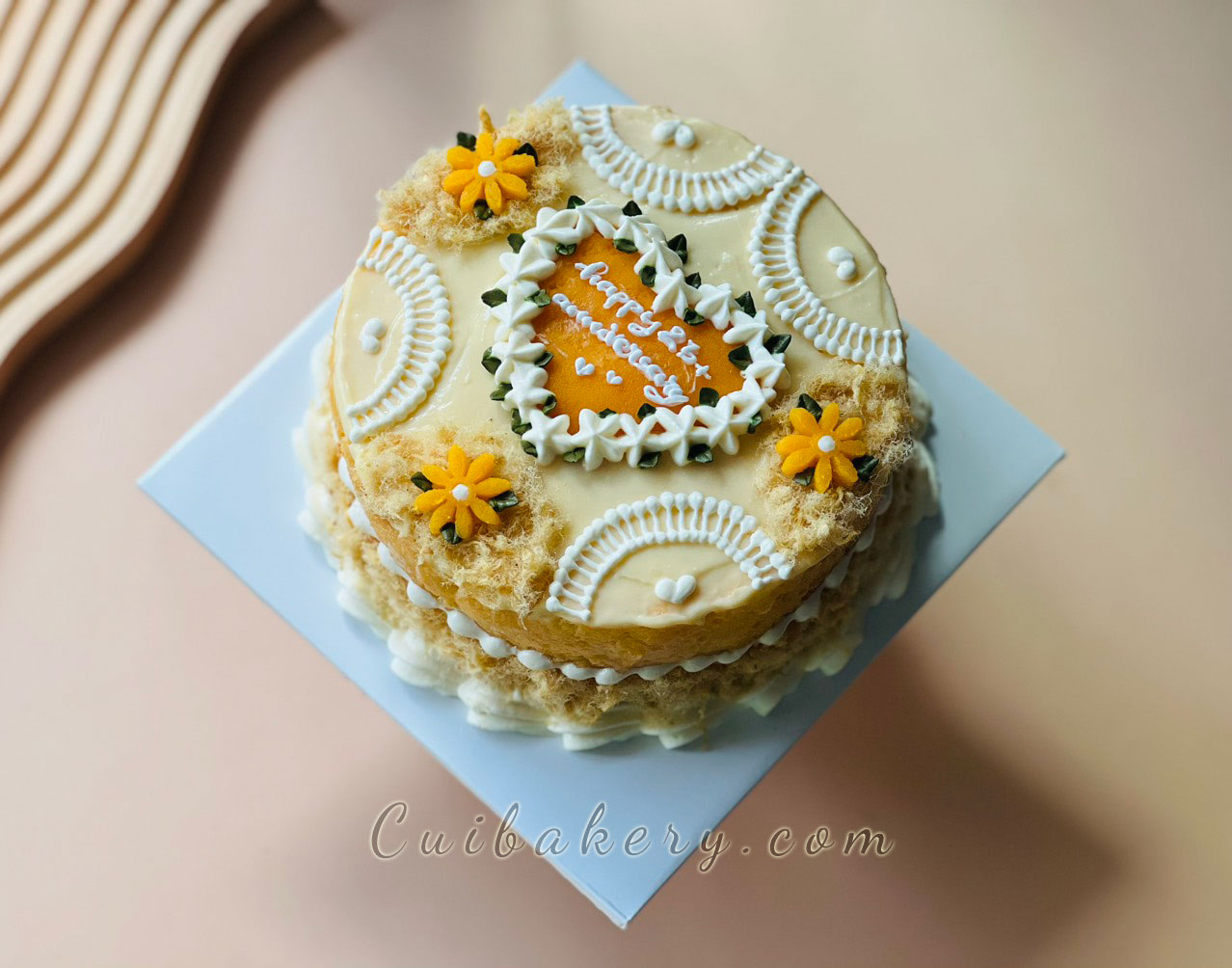 Mẫu bánh bông lan trứng muối - MTM022