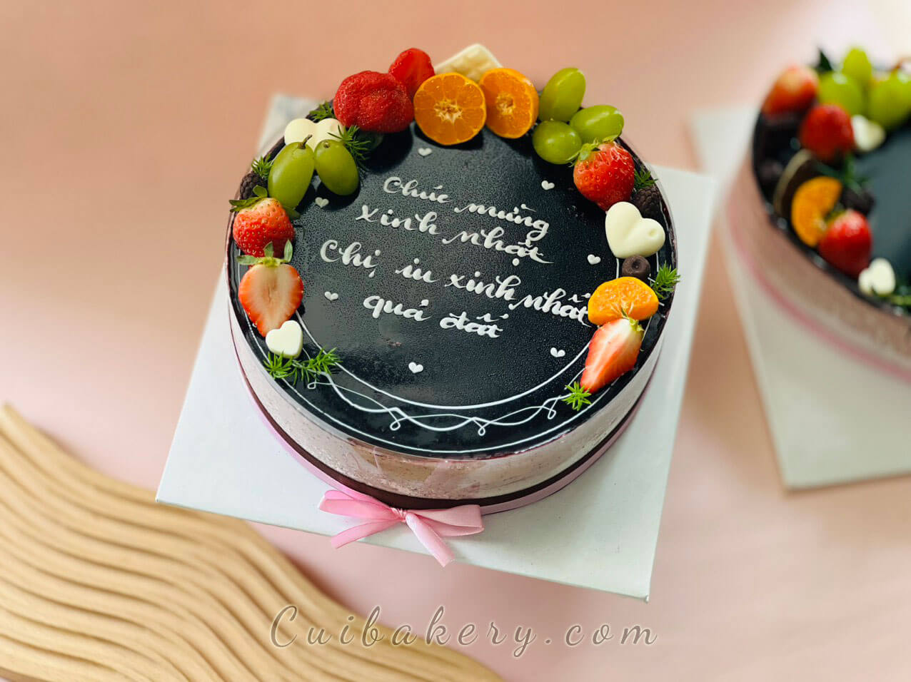 Mẫu Bánh Mousse Dâu Tăm - MDT005