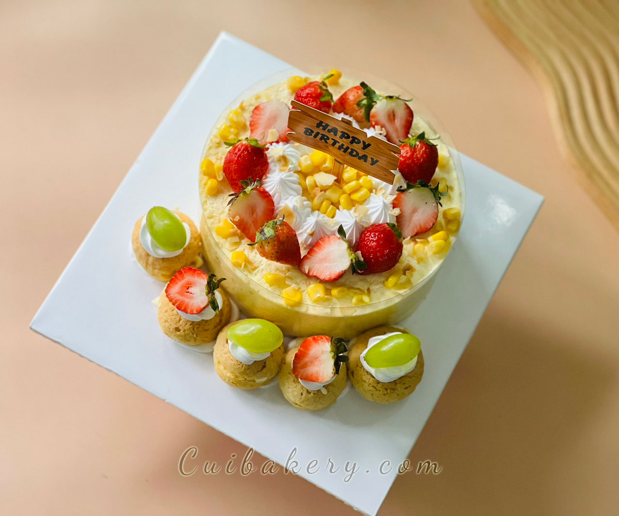 Mẫu Bánh Kem Bắp - MKB029