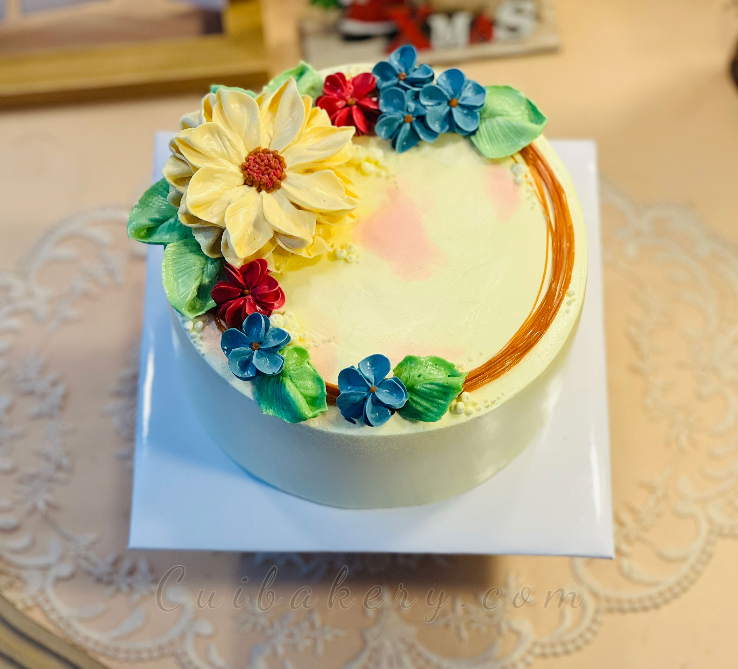 Mẫu Bánh Kem Bơ Phe  - MBP027