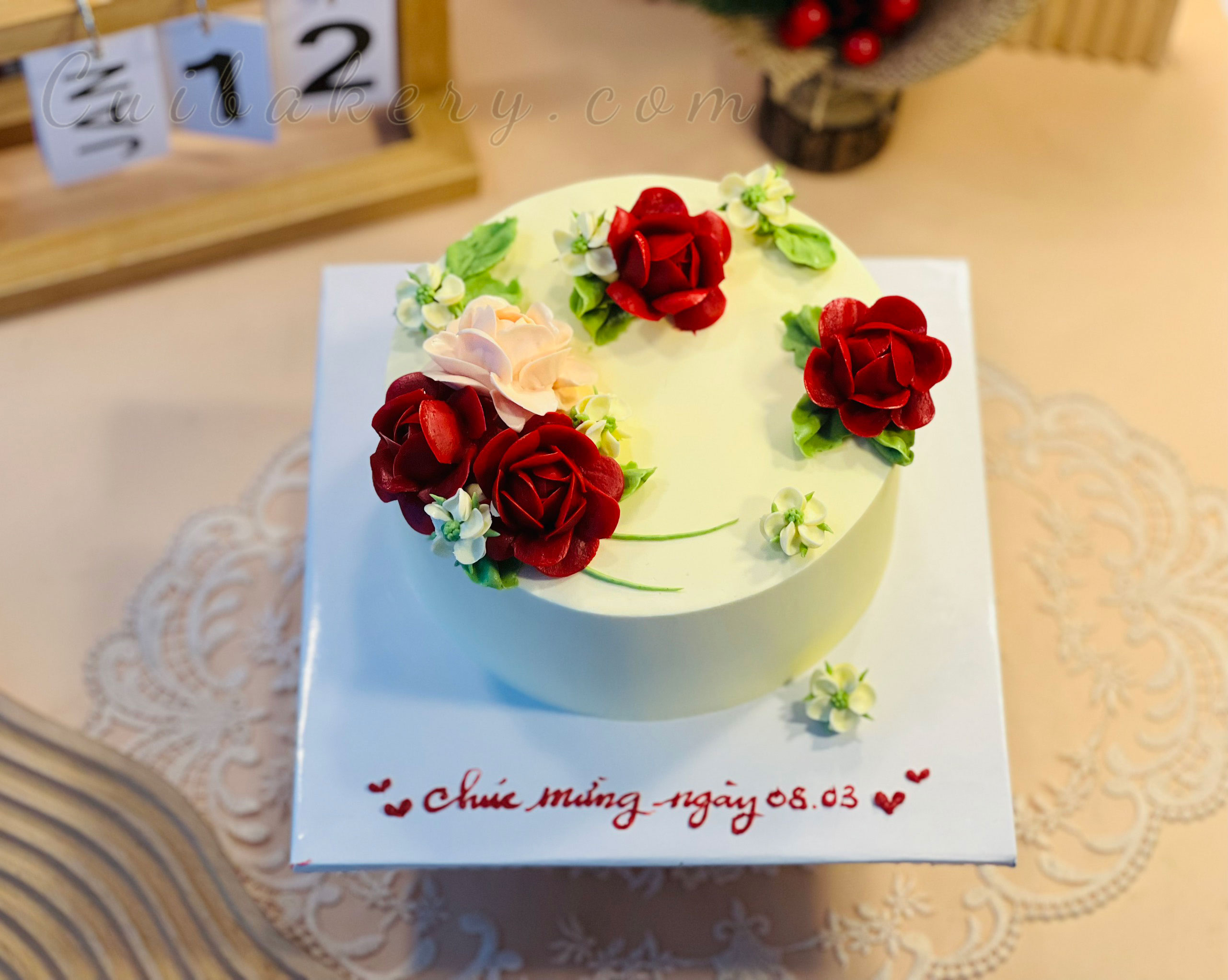 Mẫu Bánh Kem Bơ Phe  - MBP028