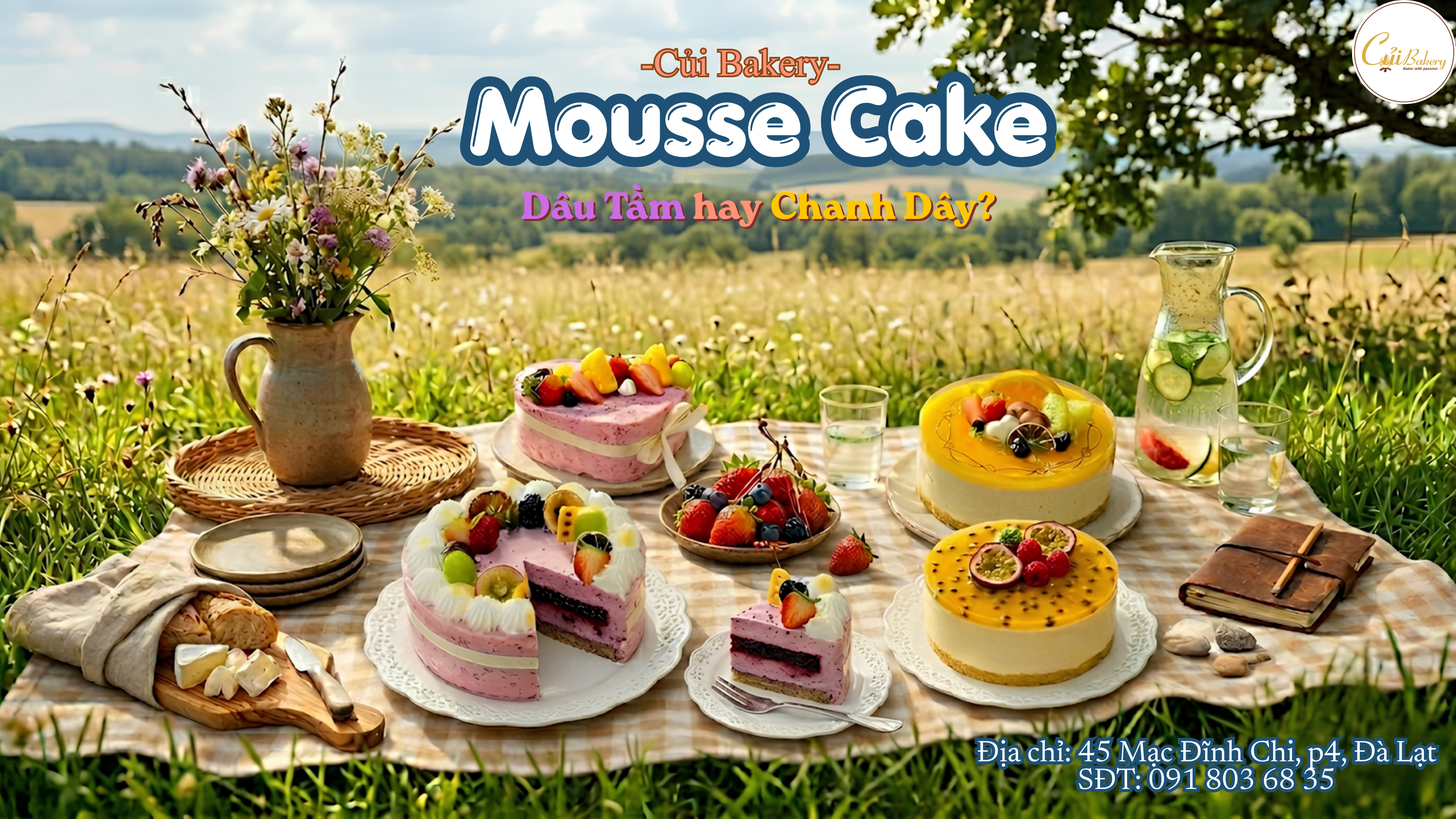 So Sánh Mousse Dâu Tằm Và Mousse Chanh Dây Tại Củi Bakery