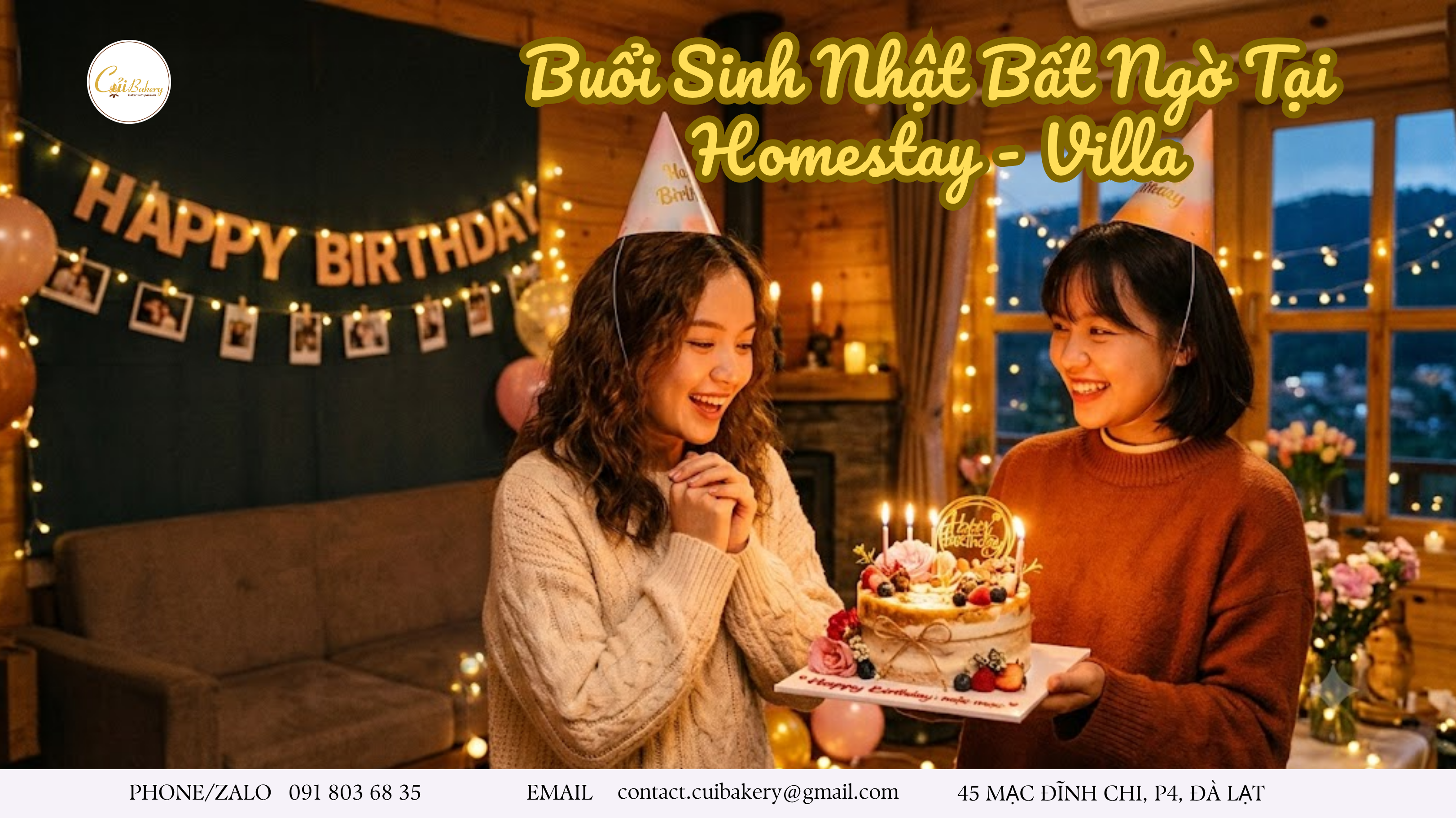 Kinh Nghiệm Setup Tiệc Kỷ Niệm Homestay Đà Lạt Từ A - Z