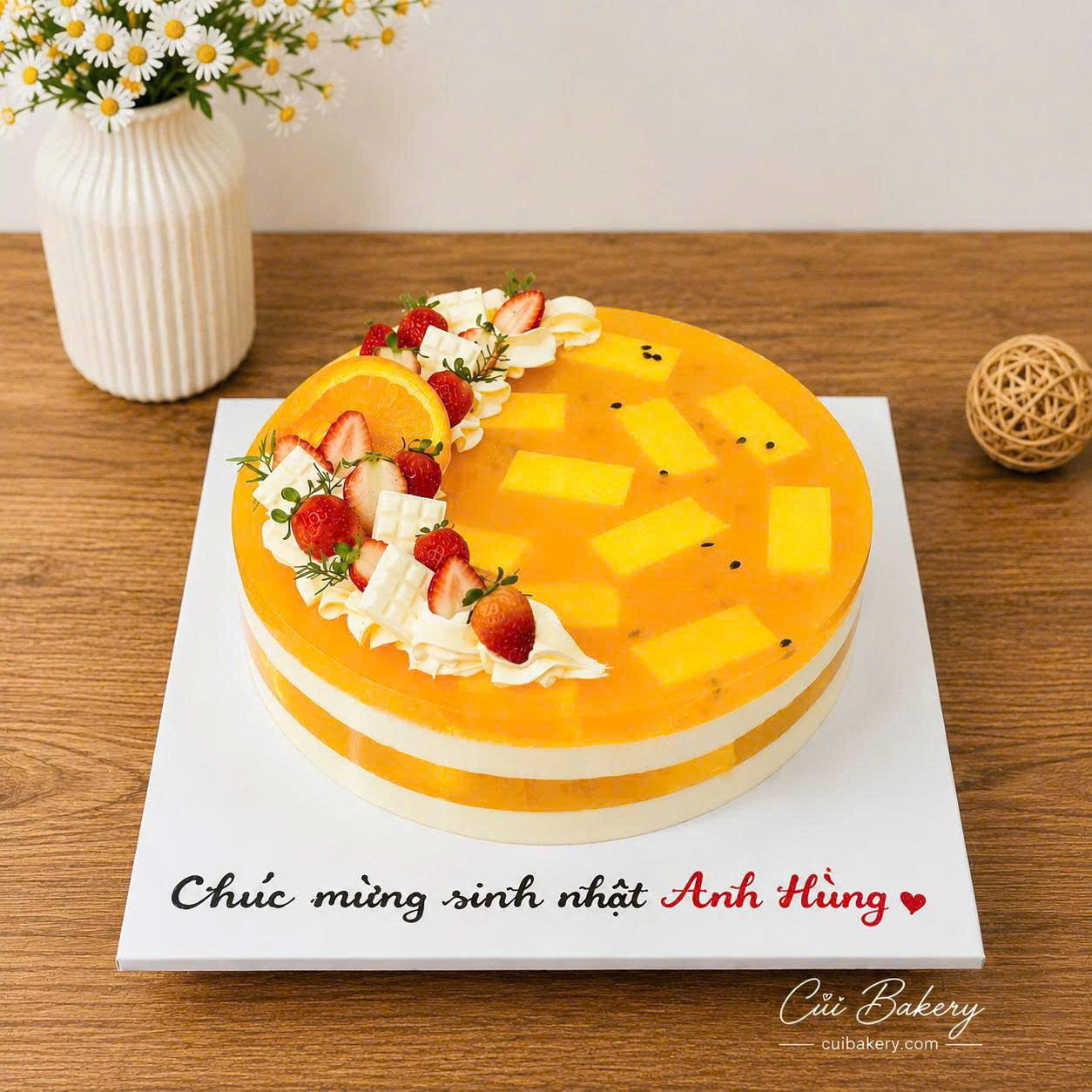 Rau câu phô mai chanh dây - MRPM001
