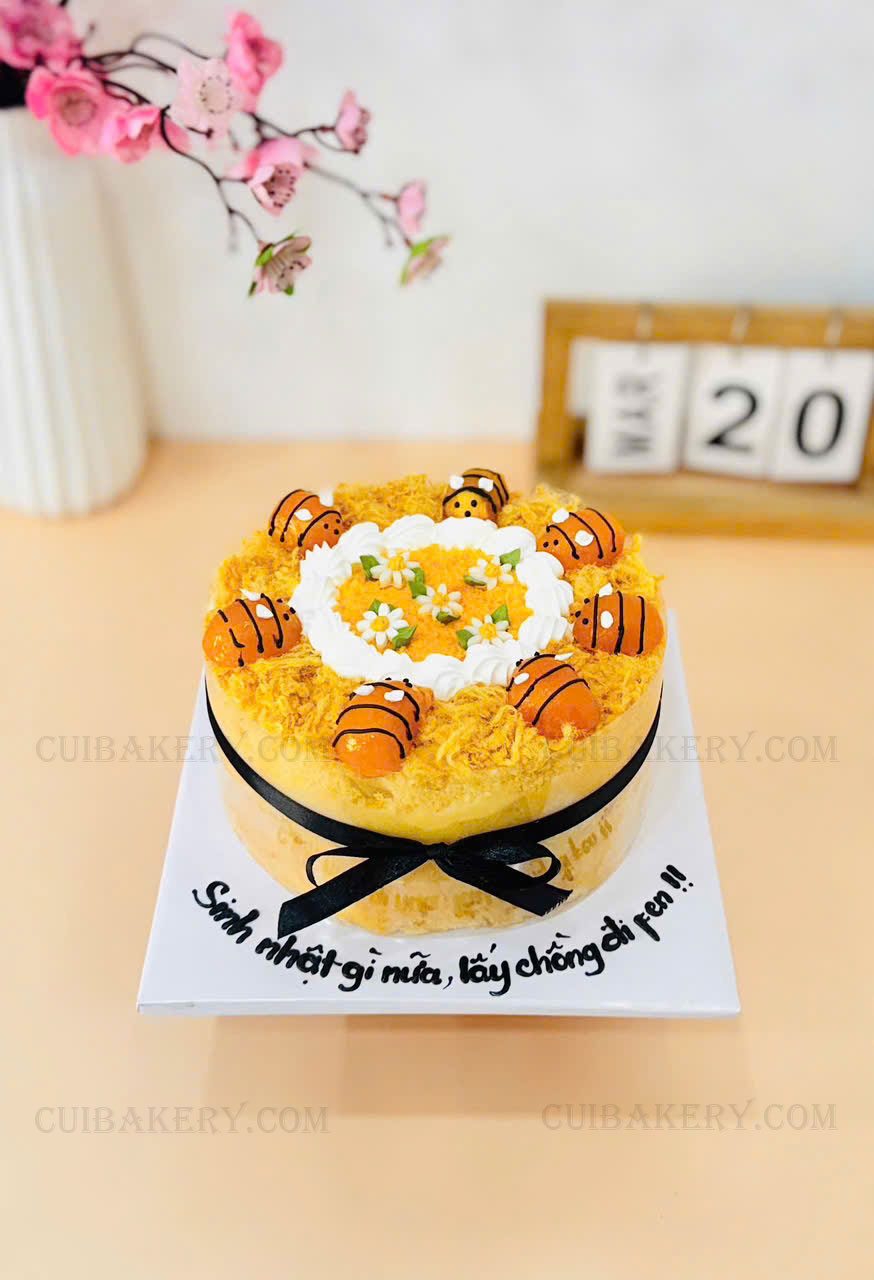 Mẫu bánh bông lan trứng muối - MTM033