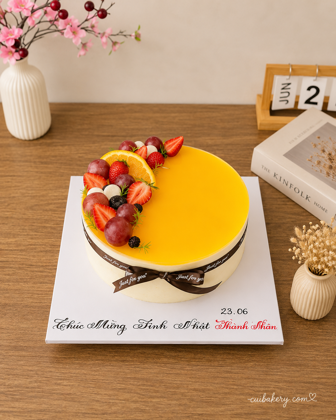 Mẫu Bánh Mousse Chanh Dây - MCD040