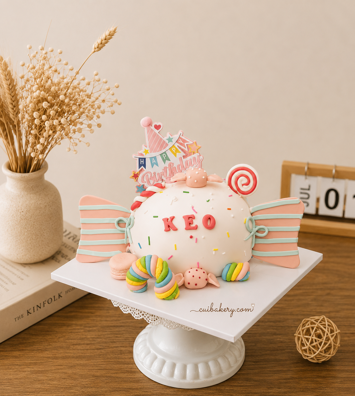 Mẫu Bánh Fondant, Đất Sét - MFT081