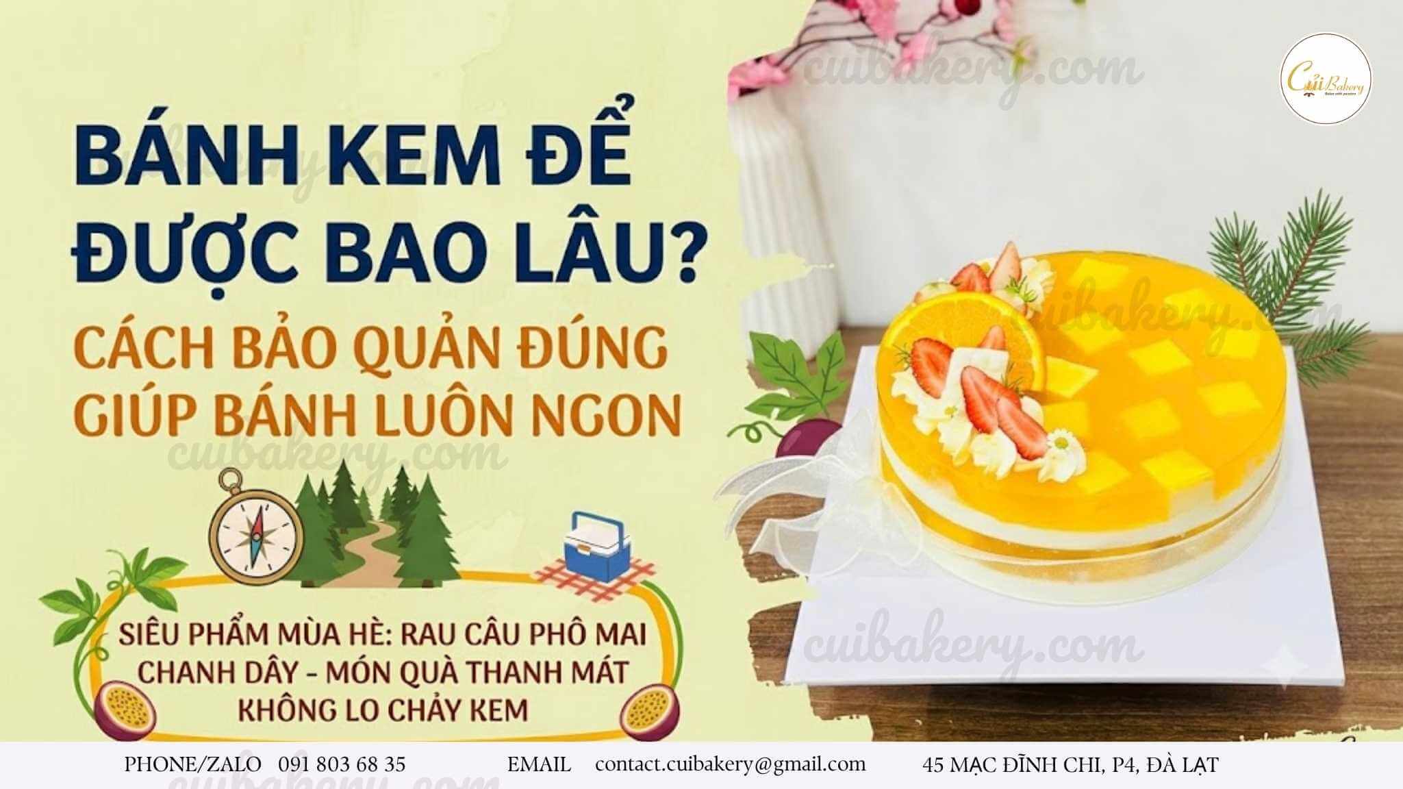 Bật Mí Từ Thợ Bánh: Bánh Kem Để Ngoài Được Bao Lâu?