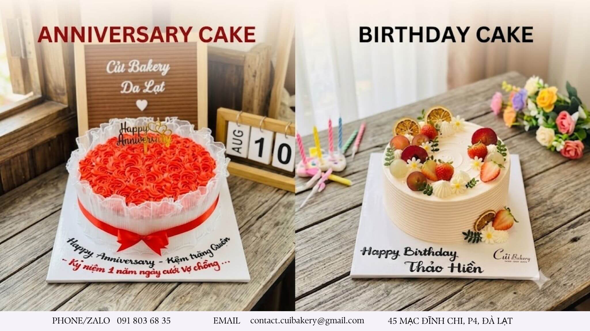 Bánh Anniversary Hay Birthday Cake? Bí Kíp Chọn Đúng Bánh
