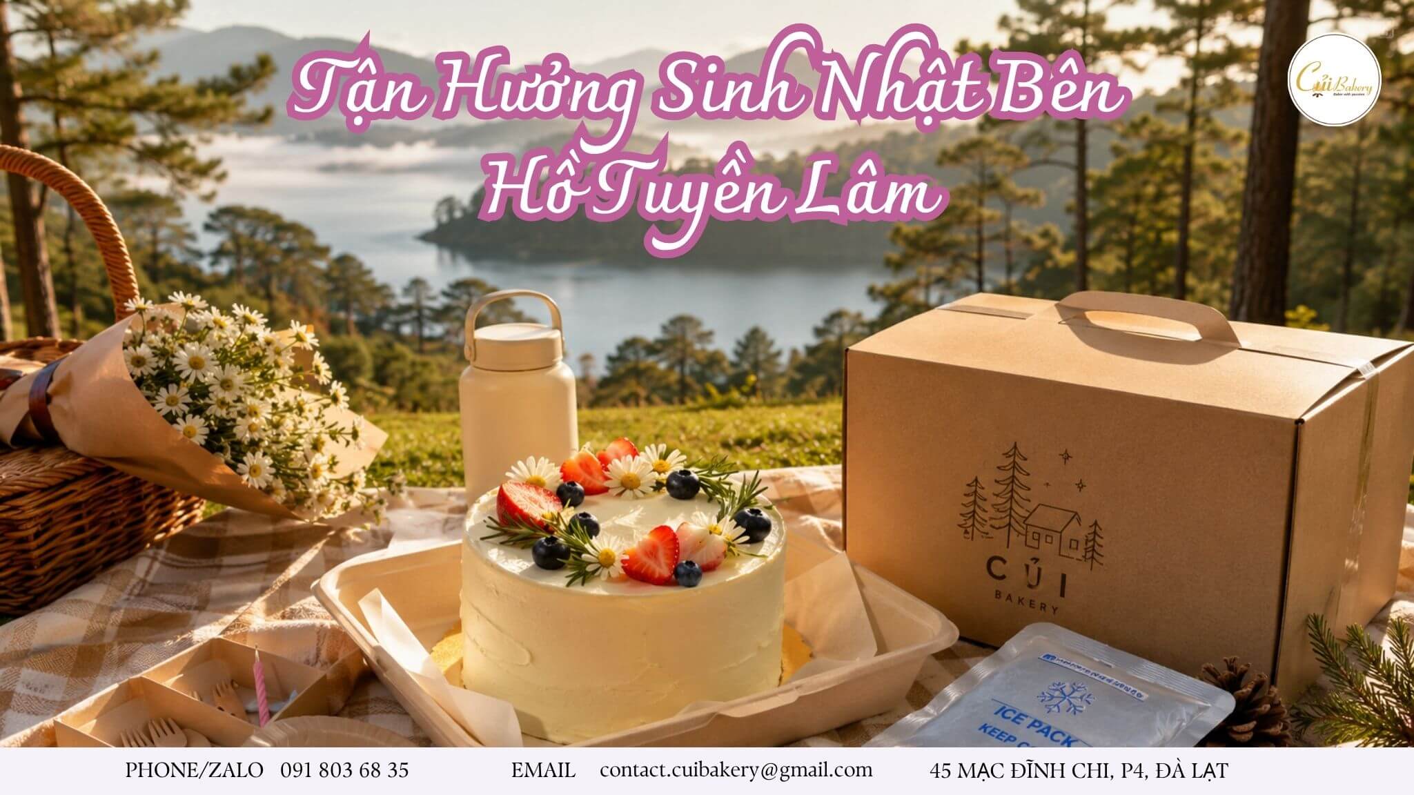 Giao Bánh Đến Hồ Tuyền Lâm? Đừng Để Kem 