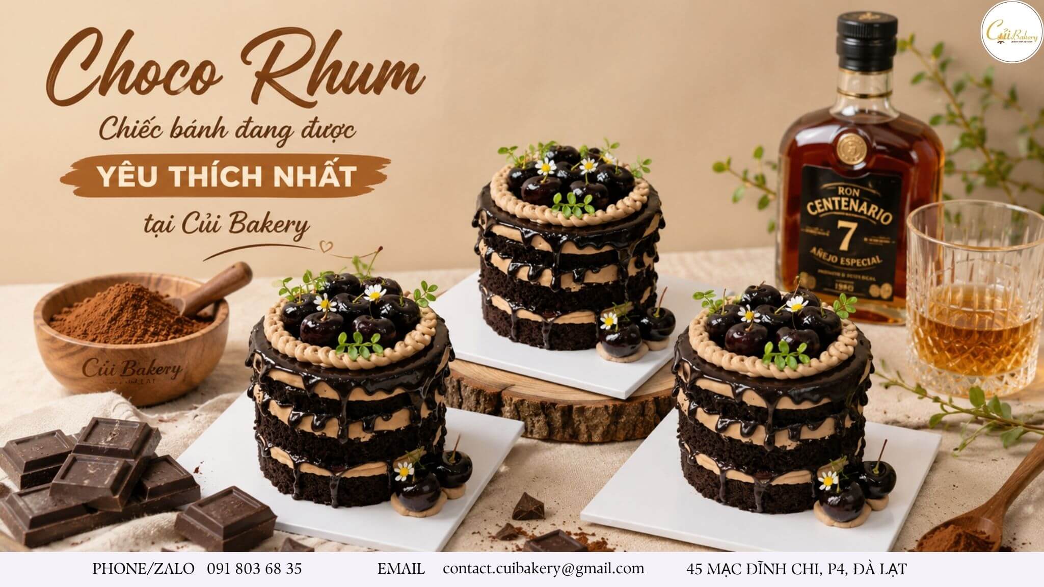 Giải Mã Choco Rhum: Chiếc Bánh 