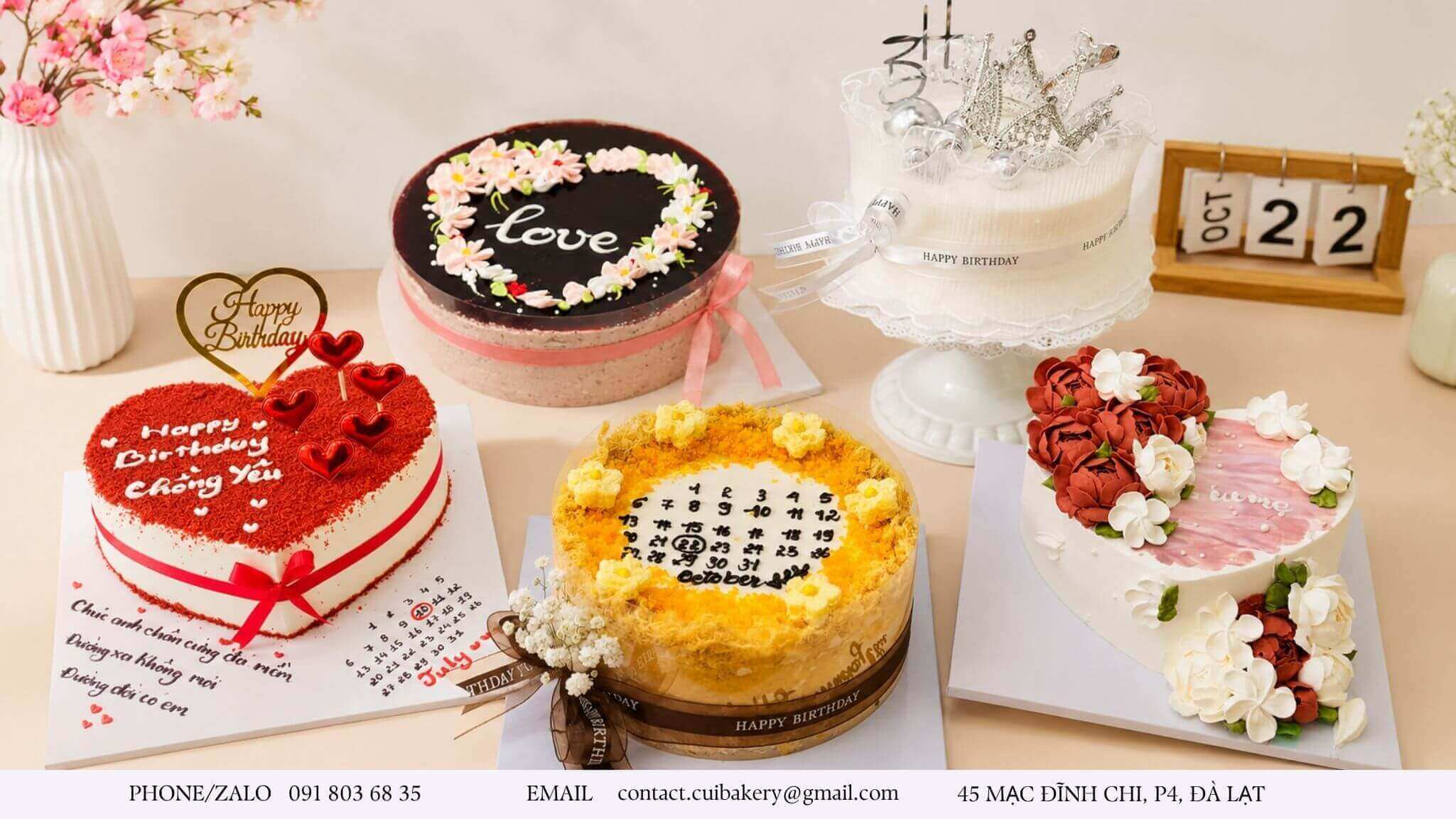 Đặt Bánh Sinh Nhật Đà Lạt Lấy Ngay Trong 2 Giờ