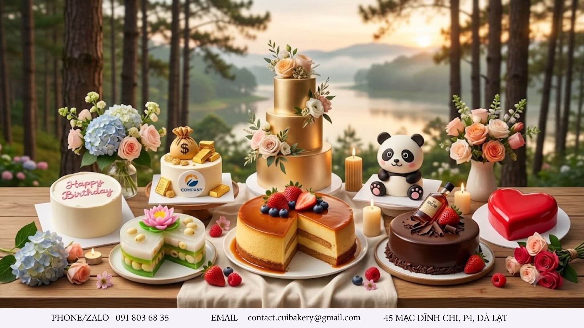 Mê Mẩn 20 Mẫu Bánh Sinh Nhật Đà Lạt Đẹp 