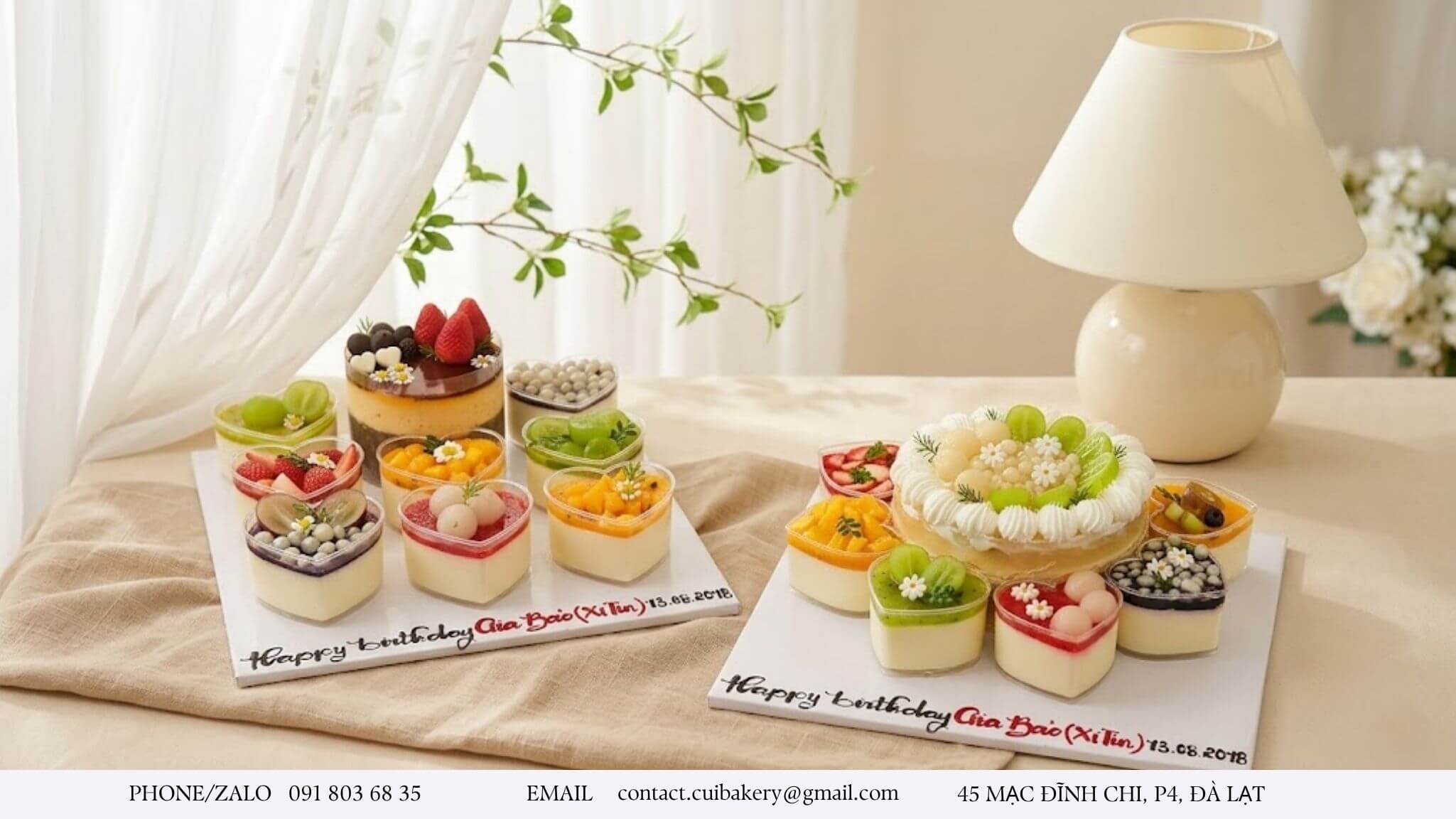 Đổi Gu Tiệc Sinh Nhật Với 4 Set Bánh Combo Đủ Vị Siêu Xinh Nhà Củi Bakery