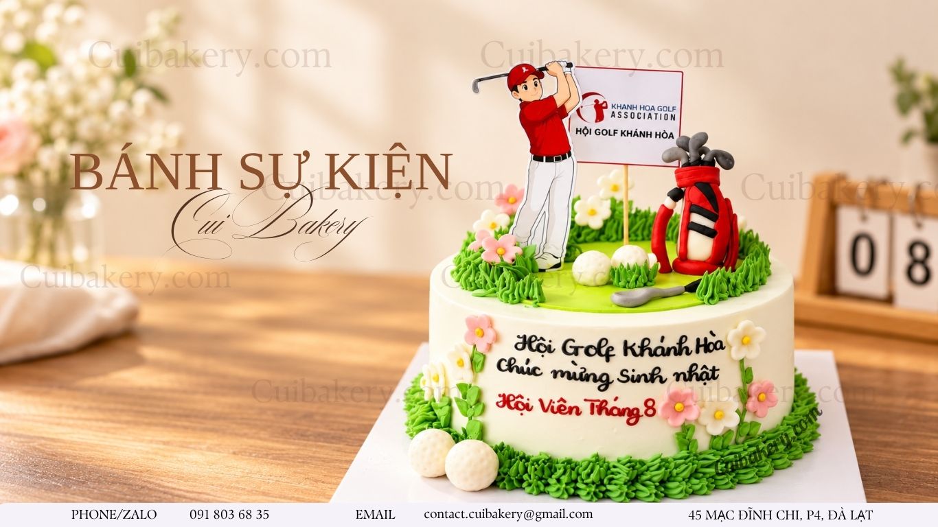 Cách Đặt Bánh Sự Kiện Công Ty 13/10 Đà Lạt | Củi Bakery